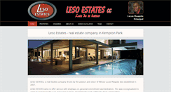 Desktop Screenshot of lesoestates.co.za
